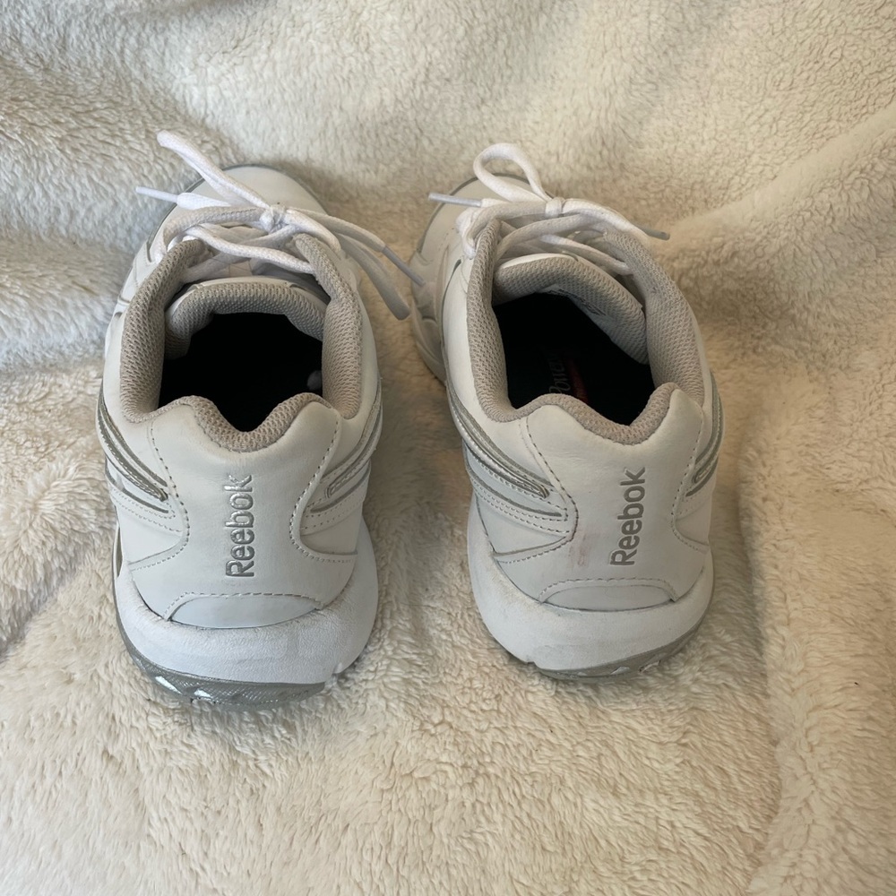 White Reeboks Dad Sneakers - Picture 6 of 9